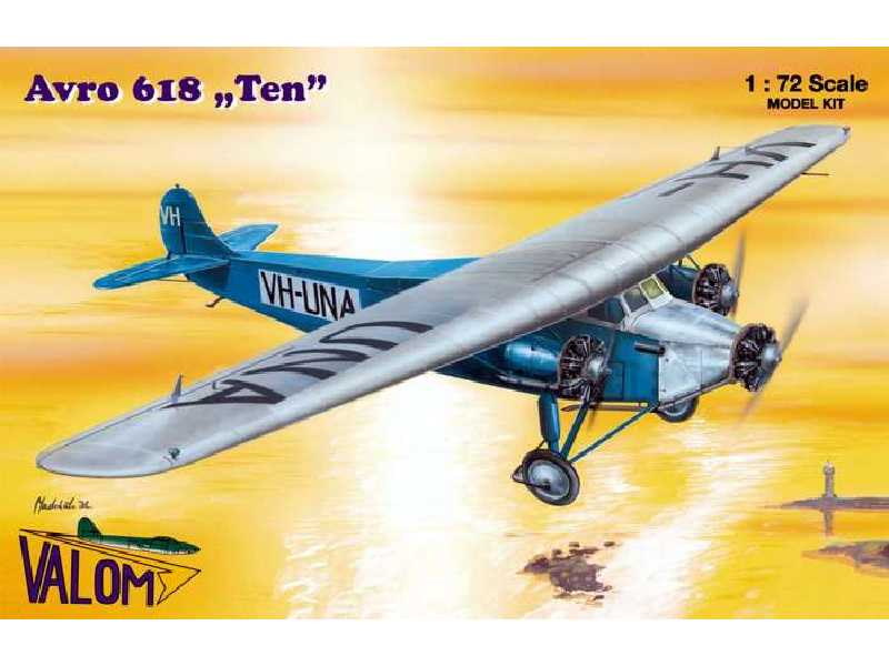 Avro 618 "Ten" - brytyjski samolot pasażerski i pocztowy - zdjęcie 1 Avro 618 "Ten" - brytyjski samolot pasażerski i pocztowy - zdjęcie 1