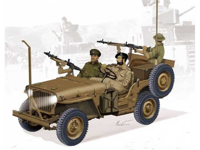 Izraelski samochód 1/4-Ton 4x4 Truck z karabinem masz. MG34  - zdjęcie 1