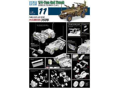 Izraelski samochód 1/4-Ton 4x4 Truck z karabinem masz. MG34  - zdjęcie 2