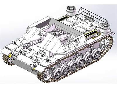 15cm s.IG.33 auf Fahrgestell Pz.Kpfw.III (Sf) - zdjęcie 3