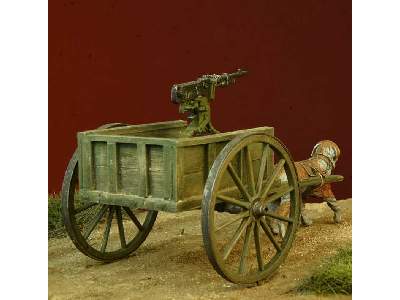 I W.Ś. Dog-drawn Cart With Hotchkiss Machine Gun - zdjęcie 4