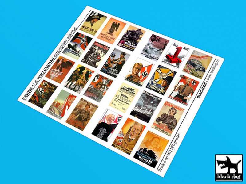 WW Ii German Propaganda Posters (24 Posters) - zdjęcie 1 WW Ii German Propaganda Posters (24 Posters) - zdjęcie 1