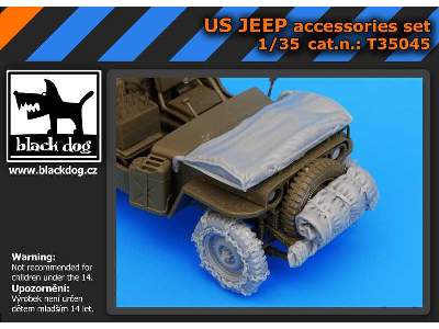 US Jeep Accessories Set For Tamiya - zdjęcie 2