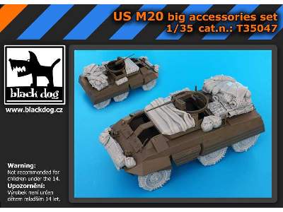 US M 20 Big Accessories Set For Tamiya - zdjęcie 6