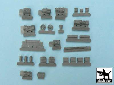 Bren Carrier Accessories Set For Tamiya 32518, 28 Resin Parts - zdjęcie 5