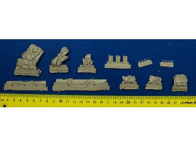 M26 Pershing Accessories Set For Tamiya 32537, 17 Resin Parts - zdjęcie 6