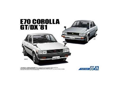 Toyota E70 Corolla Gt/dx '81 - zdjęcie 1