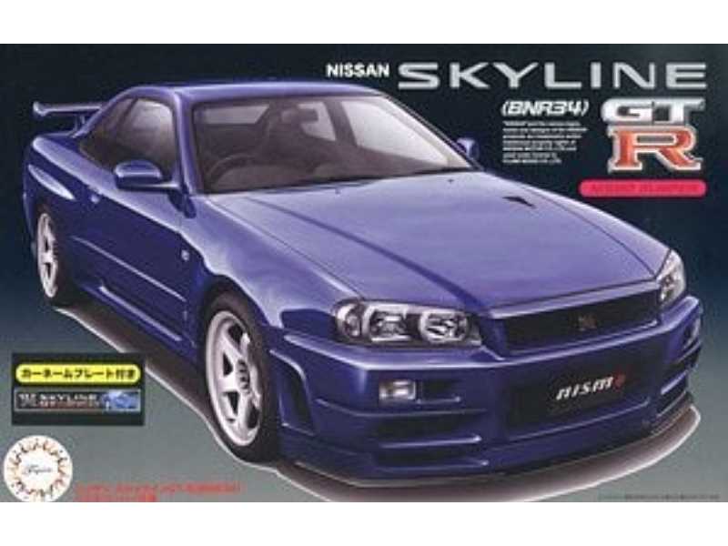 Nissan Skyline Gt-r (R34) With Car Name Plate - zdjęcie 1 Nissan Skyline Gt-r (R34) With Car Name Plate - zdjęcie 1