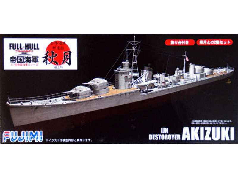 Japoński niszczyciel Akizuki Pełny kadłub - zdjęcie 1 Japoński niszczyciel Akizuki Pełny kadłub - zdjęcie 1
