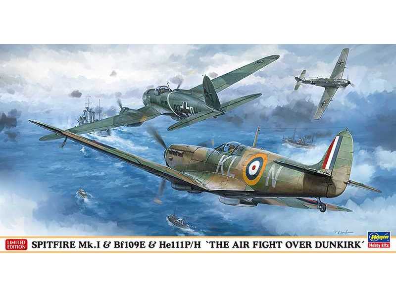 Spitfire Mk.I & Bf109e & He111p/H The Air Fight Over Dunkirk (Th - zdjęcie 1 Spitfire Mk.I & Bf109e & He111p/H The Air Fight Over Dunkirk (Th - zdjęcie 1