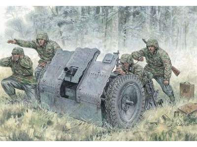 7.5cm Light Howitzer with Servants - zdjęcie 1