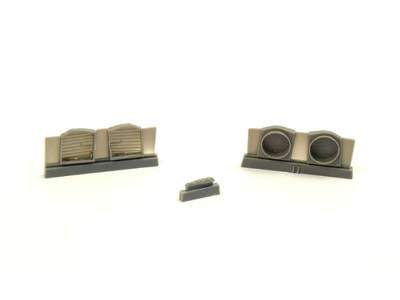 P-40undercarriage Set (Contains Wheel Well Structure And Canvas  - zdjęcie 1