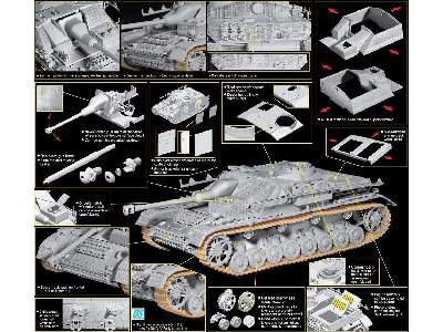 Sd.Kfz.167 StuG.IV Early Production w/Zimmerit - zdjęcie 2