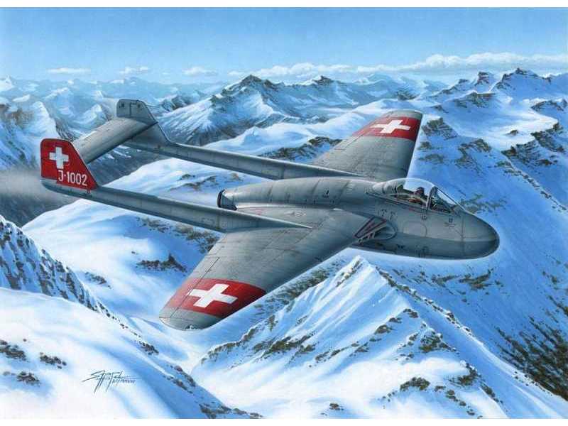 DH.100 Vampire Mk.I Swiss AF - zdjęcie 1 DH.100 Vampire Mk.I Swiss AF - zdjęcie 1