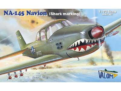 North-American NA-145 Navion Shark markings - zdjęcie 1