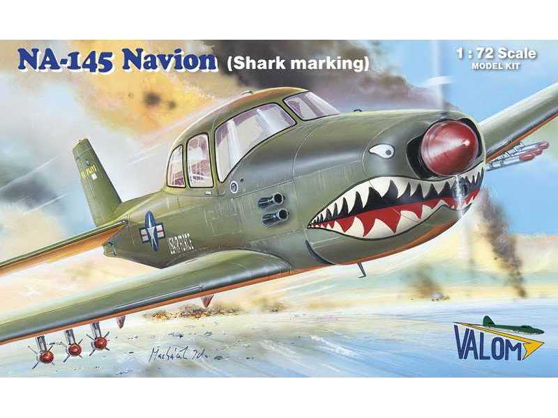 North-American NA-145 Navion Shark markings - zdjęcie 1