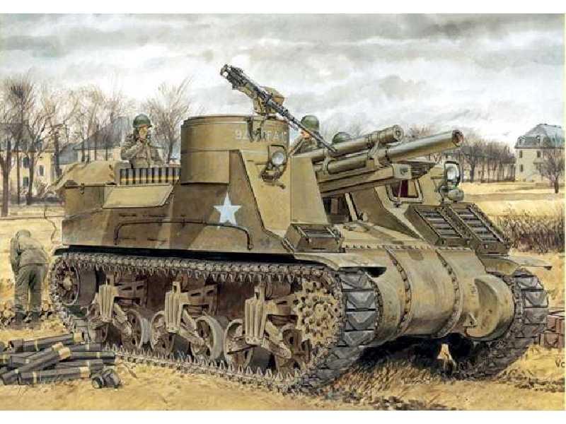 Amerykańska samobieżna haubica M7 Priest Mid-Production - zdjęcie 1