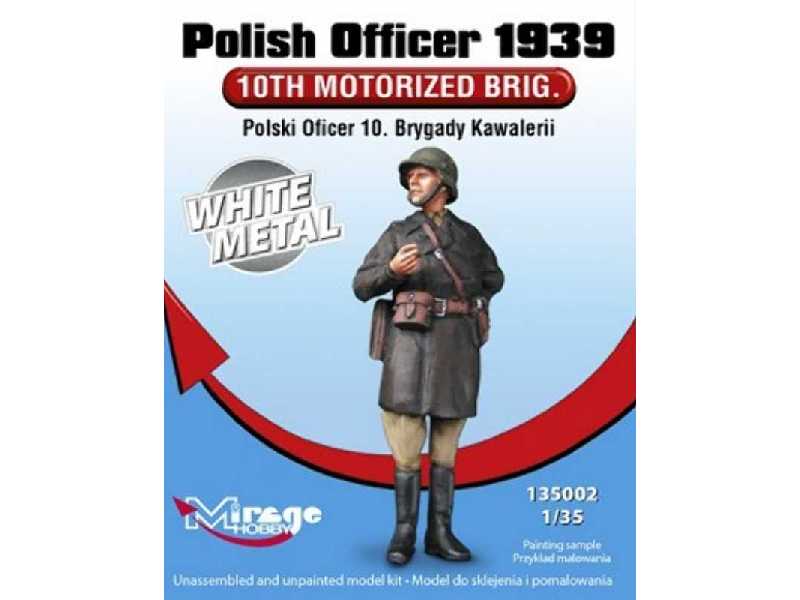 Polski Oficer 10. Brygady Kawalerii 1939 figurka Z Białego Met. - zdjęcie 1 Polski Oficer 10. Brygady Kawalerii 1939 figurka Z Białego Met. - zdjęcie 1
