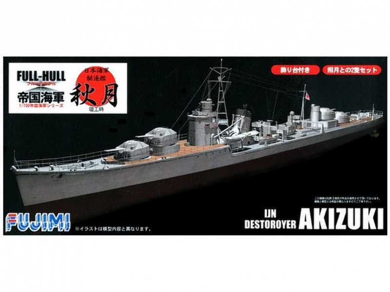 Japoński niszczyciel Akizuki pełny kadłub DX - zdjęcie 1 Japoński niszczyciel Akizuki pełny kadłub DX - zdjęcie 1