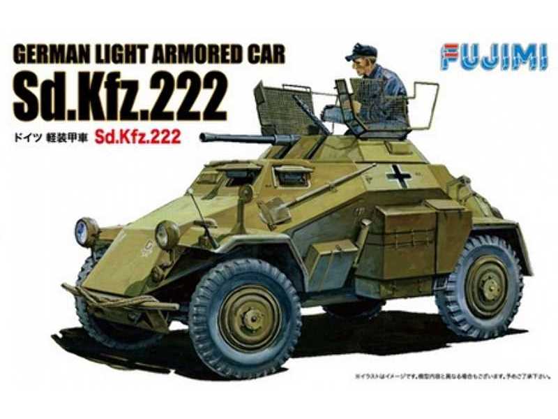 WA-19 Sd.Kfz.222 niemiecki lekki samochód pancerny - zdjęcie 1