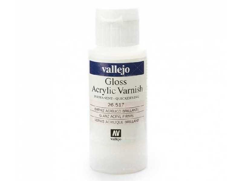 Lakier akrylowy bezbarwny błyszczący - 60ml - zdjęcie 1 Lakier akrylowy bezbarwny błyszczący - 60ml - zdjęcie 1