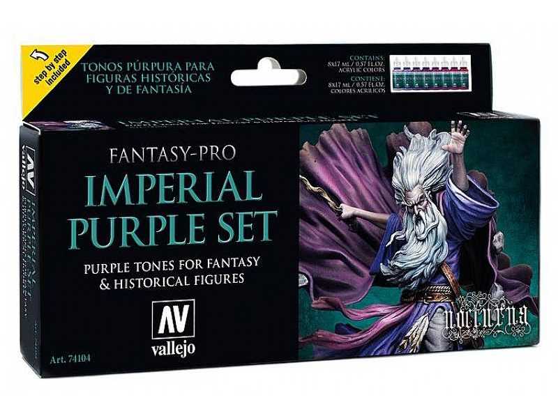 Zestaw farb Fantasy Pro - Imperial Purple Set - 8 szt. - zdjęcie 1 Zestaw farb Fantasy Pro - Imperial Purple Set - 8 szt. - zdjęcie 1