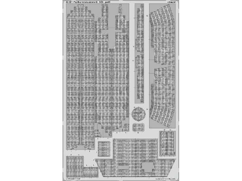 Panther A late zimmerit 1/35 - zdjęcie 1