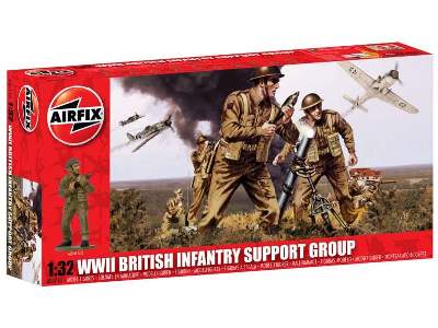 Figurki British Infantry Support Group WWII - zdjęcie 1