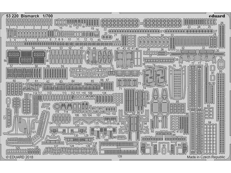 Bismarck 1/700 - zdjęcie 1