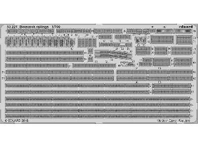 Bismarck railings 1/700 - zdjęcie 1