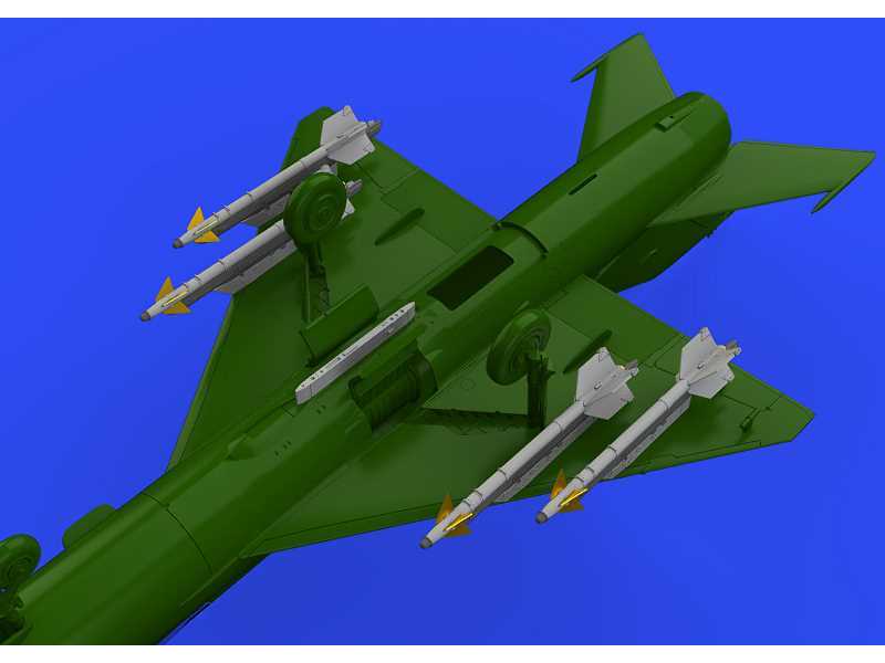 R-13M missiles w/  pylons for MiG-21 1/72 - zdjęcie 1