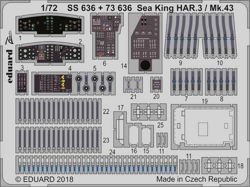 Sea King HAR.3 / Mk.43 interior 1/72 - zdjęcie 1