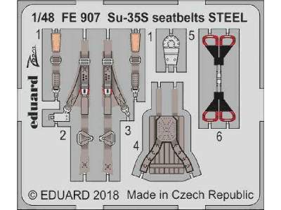 Su-35S seatbelts STEEL 1/48 - zdjęcie 1
