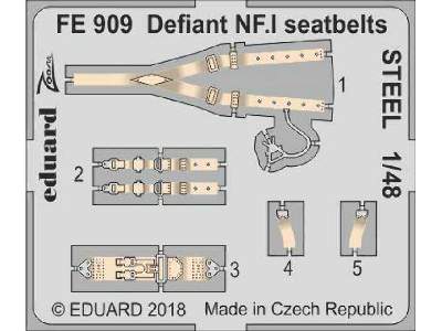 Defiant NF. I seatbelts STEEL 1/48 - zdjęcie 1