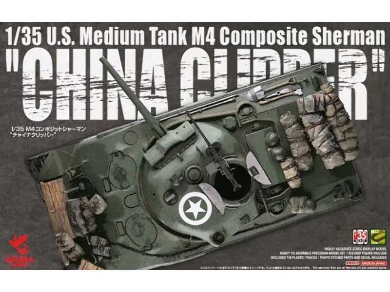 U.S. Medium Tank M4 Composite Sherman China Clipper - zdjęcie 1 U.S. Medium Tank M4 Composite Sherman China Clipper - zdjęcie 1