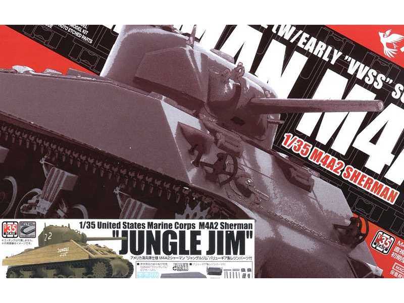 M4A2 Sherman Jungle Jim Korpus Piechoty Morskiej USA - zdjęcie 1 M4A2 Sherman Jungle Jim Korpus Piechoty Morskiej USA - zdjęcie 1