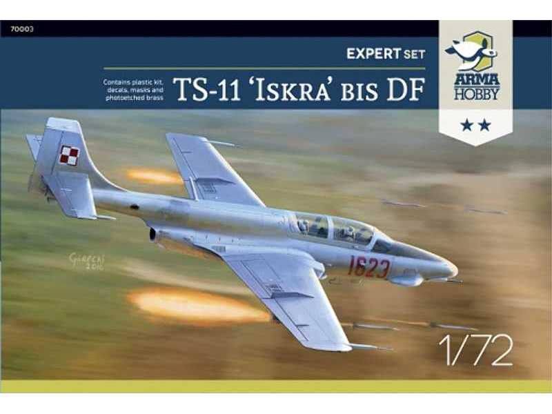 Ts-11 Iskra Expert Set Silver Model Plastikowy - zdjęcie 1