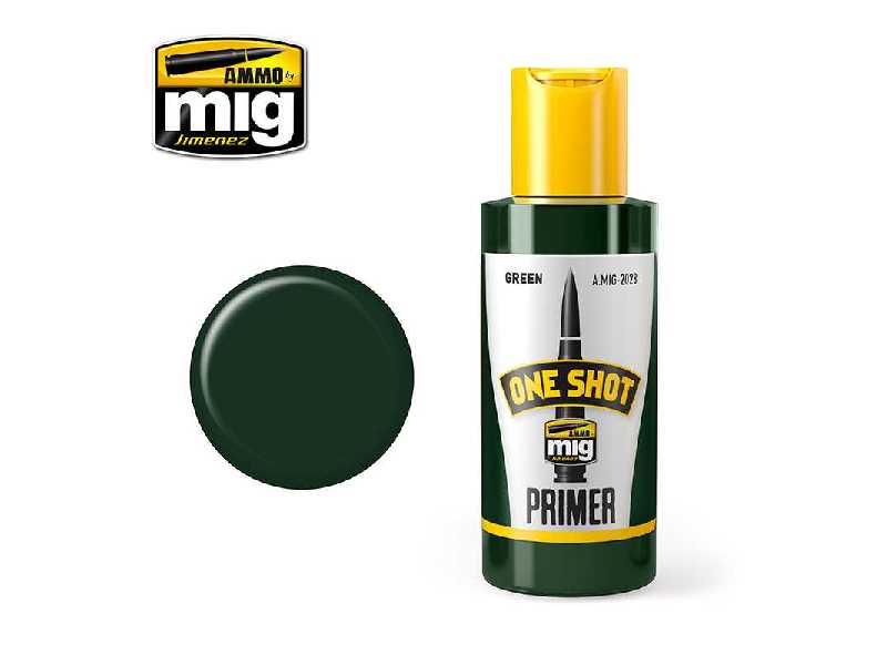 A.Mig-2028 One Shot Primer - Green - zdjęcie 1 A.Mig-2028 One Shot Primer - Green - zdjęcie 1