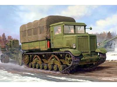 Artyleryjski ciągnik gąsienicowy Woroszyłowiec - zdjęcie 1