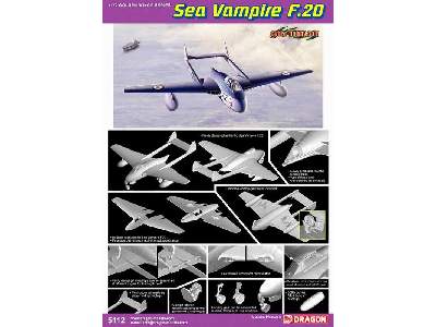 Sea Vampire F.20 - Golden Wing Series - zdjęcie 3