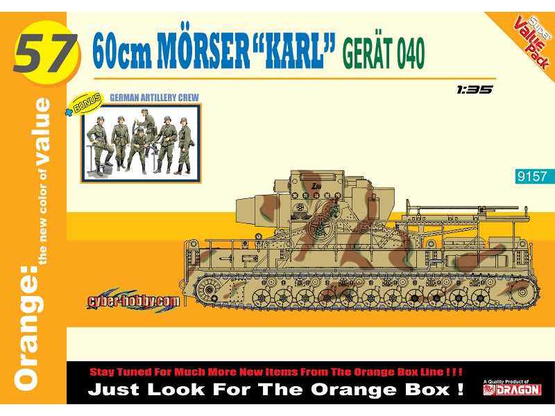 60cm Morser Karl Gerat 040 z obsługą - zdjęcie 1 60cm Morser Karl Gerat 040 z obsługą - zdjęcie 1