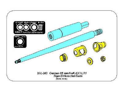 Lufa 8,8cm Kw.K 43 (L/71) do czołgu Tiger II (Henschel) - zdjęcie 12