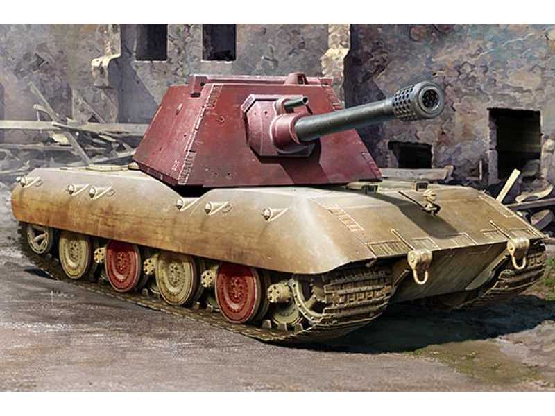 E-100 ciężki czołg niemiecki z wieżą Kruppa - zdjęcie 1 E-100 ciężki czołg niemiecki z wieżą Kruppa - zdjęcie 1