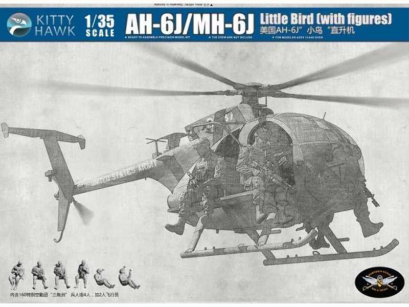 AH-6J/MH-6J Little Bird z figurkami - zdjęcie 1 AH-6J/MH-6J Little Bird z figurkami - zdjęcie 1