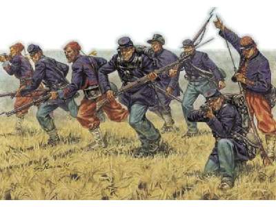 Figurki Union Infantry - zdjęcie 1