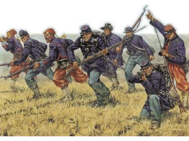 Figurki Union Infantry - zdjęcie 1 Figurki Union Infantry - zdjęcie 1