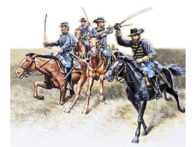 Figurki Confederate Cavalry - zdjęcie 1