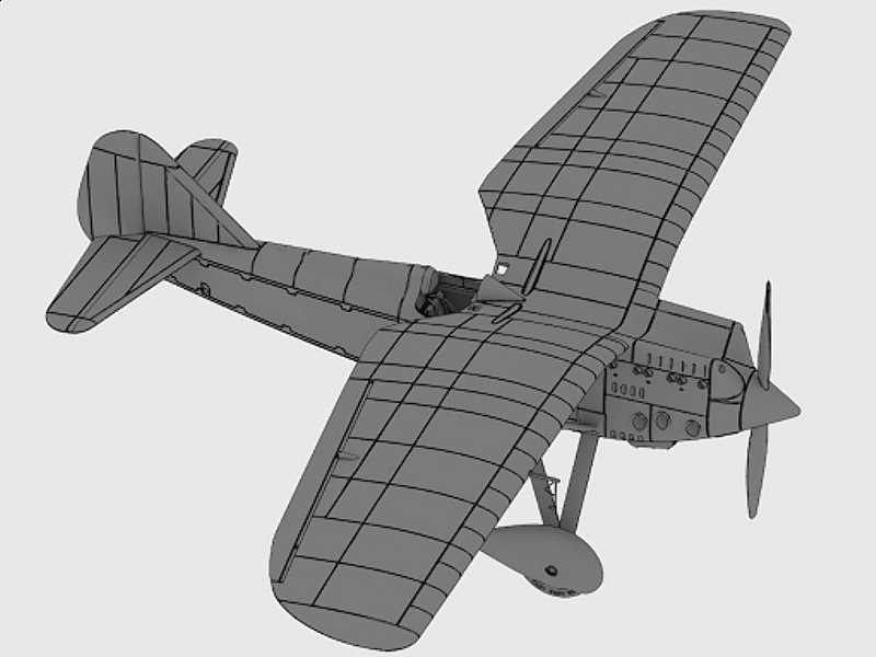 Pzl P.8/I Model Żywiczny - zdjęcie 1