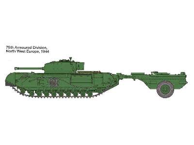 Churchill Mk.VII Crocodile - czołg brytyjski - zdjęcie 10