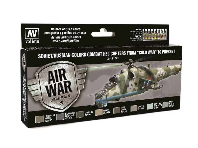 Zestaw farb Model Air Sowieckie rosyjskie śmigłowce współczesne - zdjęcie 1 Zestaw farb Model Air Sowieckie rosyjskie śmigłowce współczesne - zdjęcie 1